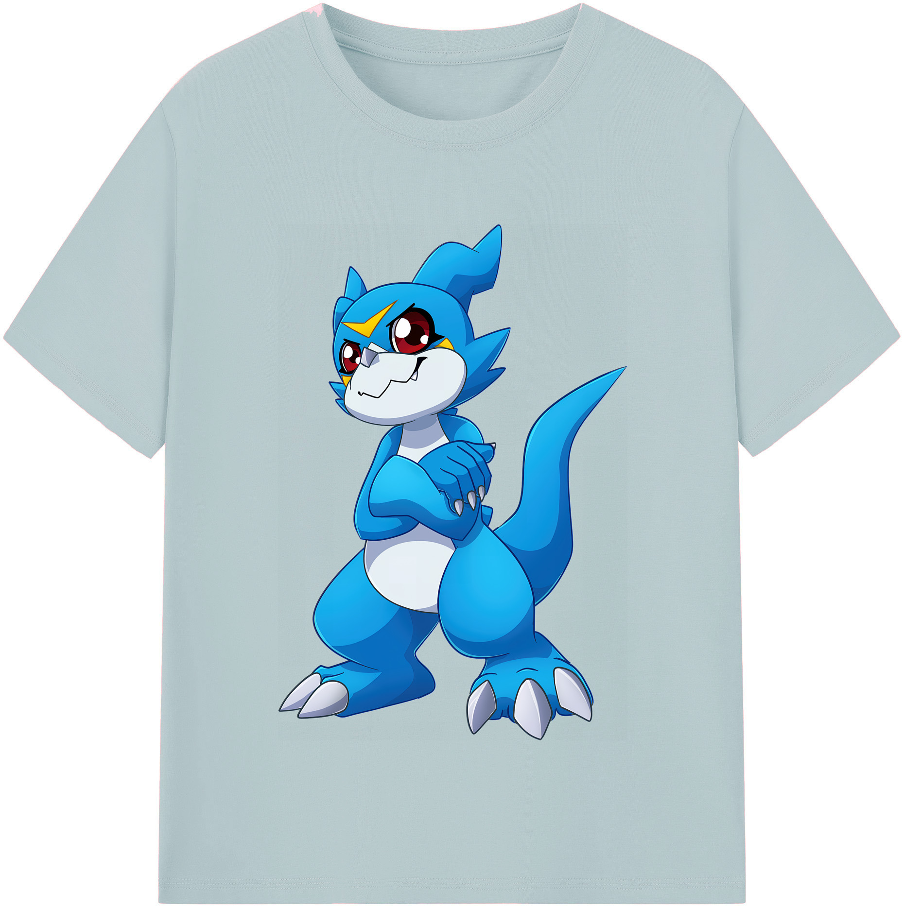 （画像用） Digimon デジタルモンスター/デジモン 綿100％半袖Tシャツ（フロントプリント）